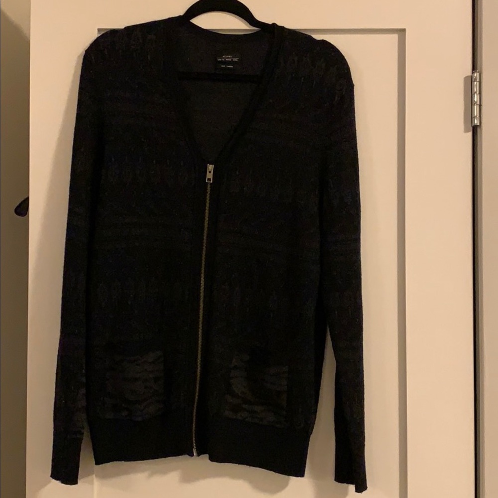 Men’s All Saints Zip Up Sweater